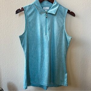 Greg Norman ML75 Sleeveless Polo Floral Print